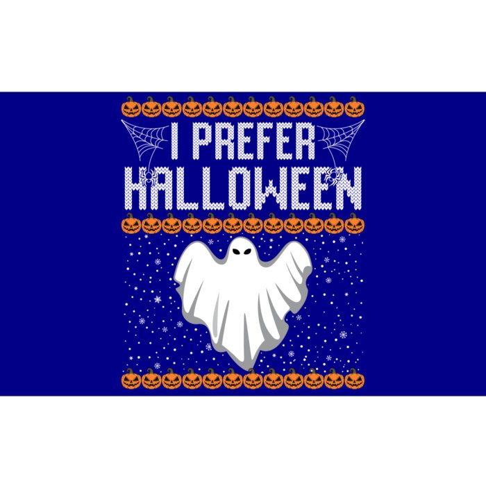 Funny Ugly Xmas Costume I Prefer Halloween Ugly Christmas Funny Gift Bumper Sticker