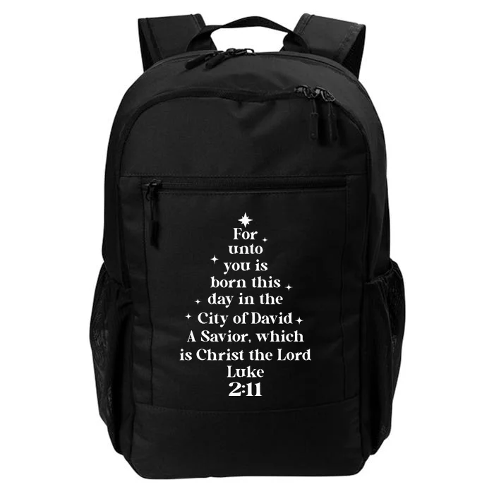 For Unto You Is Born This Day In The City of David A Saviour Daily Commute Backpack