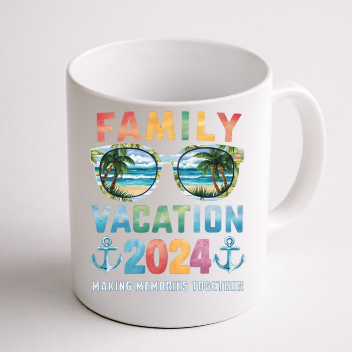 Family Vacation 2024 Making Memories Together Family Matching Cruise Front & Back Coffee Mug