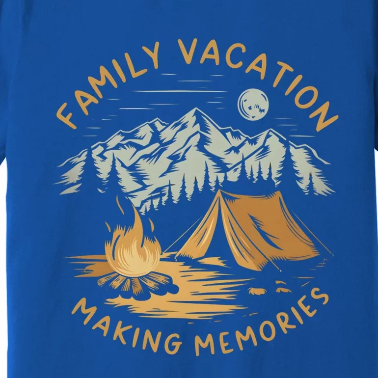 Family Vacation 2024 Mountains Matching Vacation Trip Gift Premium T-Shirt