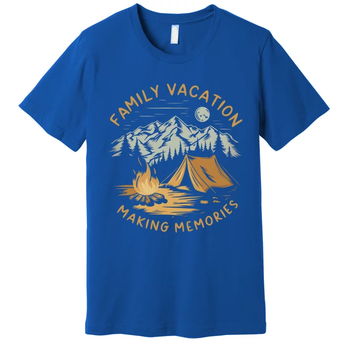 Family Vacation 2024 Mountains Matching Vacation Trip Gift Premium T-Shirt