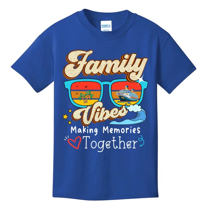 Family Vibes 2024 Family Reunion Making Memories Together Gift Kids T-Shirt