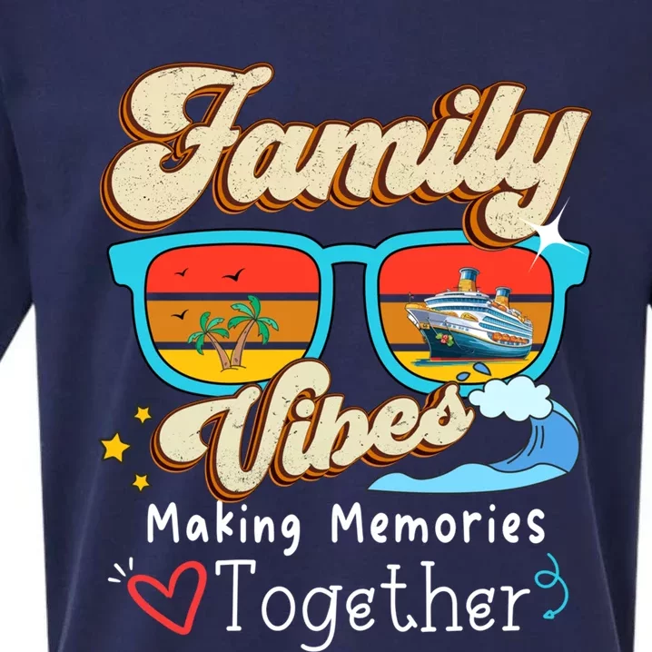 Family Vibes 2024 Family Reunion Making Memories Together Gift Sueded Cloud Jersey T-Shirt