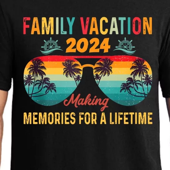 Family Vacation 2024 Family Cruise Matching Family Pajama Set