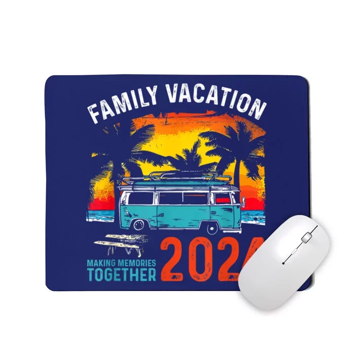 Family Vacation 2024 Beach Matching Summer Vacation 2024 Mousepad