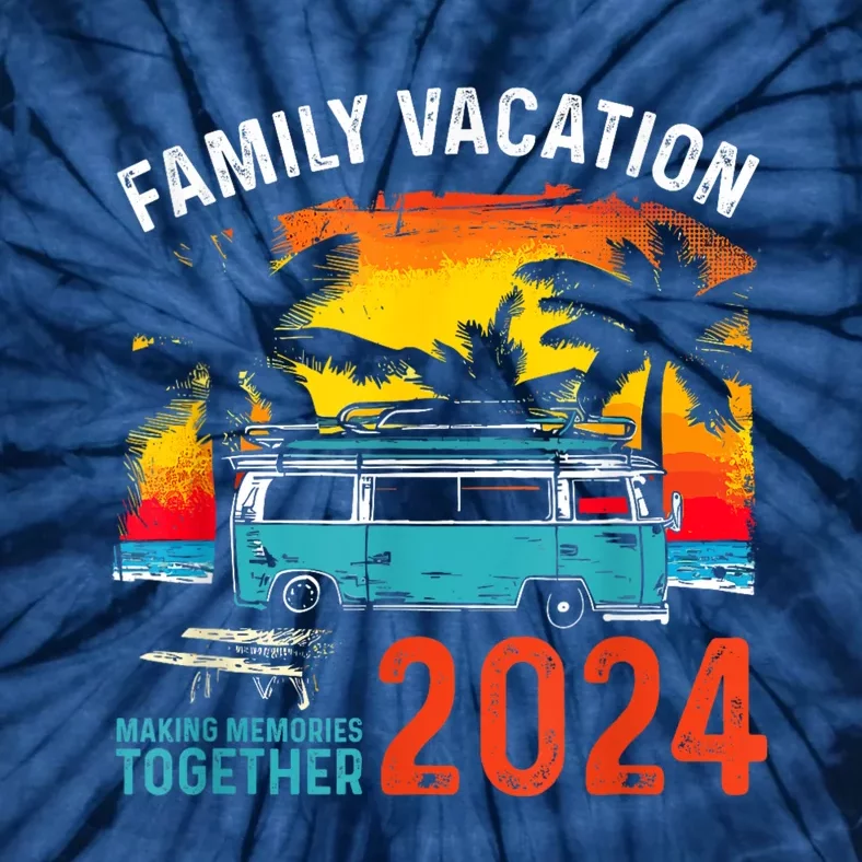 Family Vacation 2024 Beach Matching Summer Vacation 2024 Tie-Dye T-Shirt