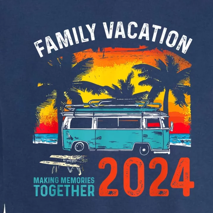 Family Vacation 2024 Beach Matching Summer Vacation 2024 Garment-Dyed Sweatshirt