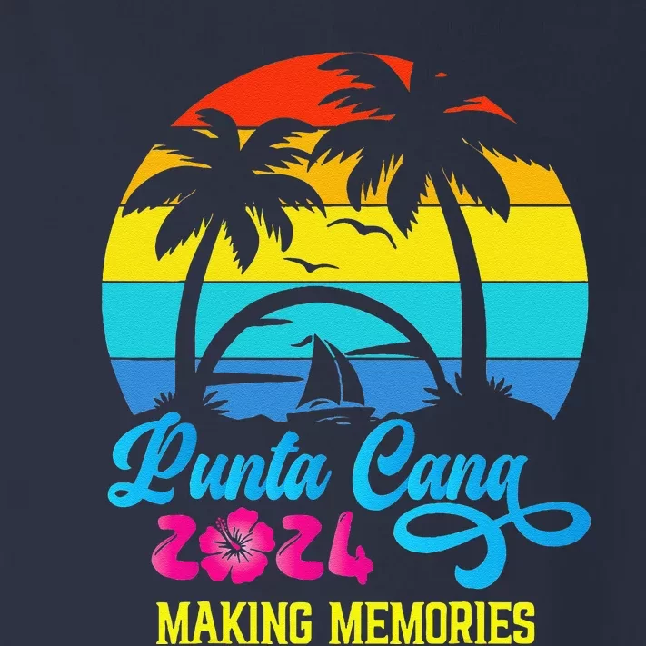 Family Vacation 2024 Dominican Republic Punta Cana Vacation Toddler Long Sleeve Shirt