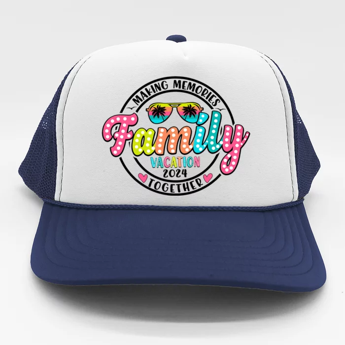 Family Vacation 2024 Summer Matching Trucker Hat