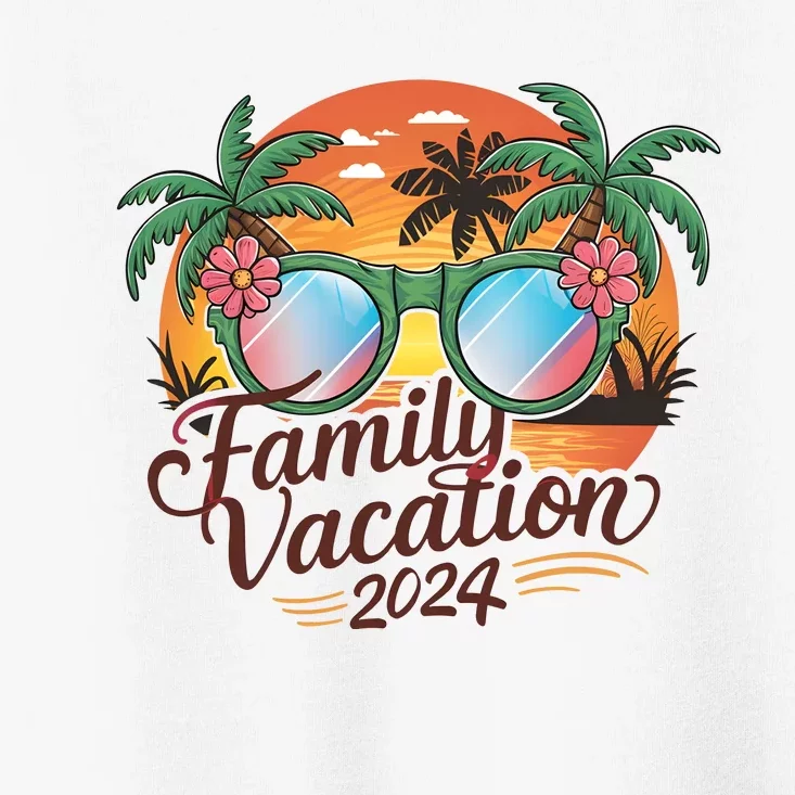 Family Vacation 2024 Summer Toddler T-Shirt