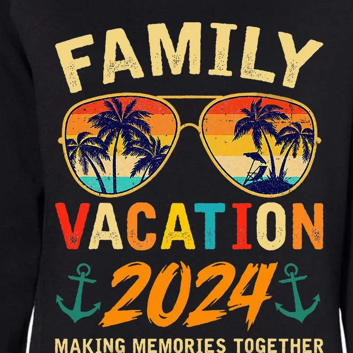 Family Vacation 2024 Beach Matching Summer Vacation 2024 Womens California Wash Sweatshirt