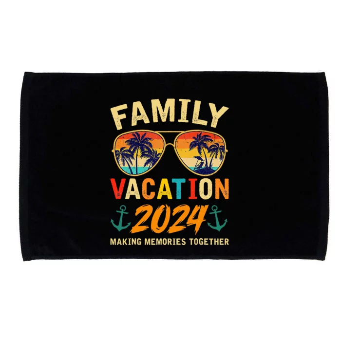 Family Vacation 2024 Beach Matching Summer Vacation 2024 Microfiber Hand Towel