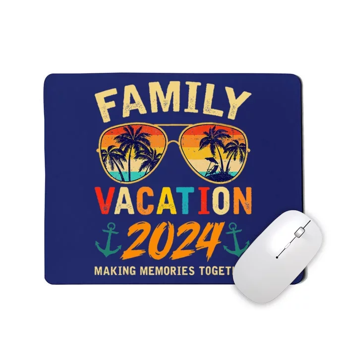 Family Vacation 2024 Beach Matching Summer Vacation 2024 Mousepad