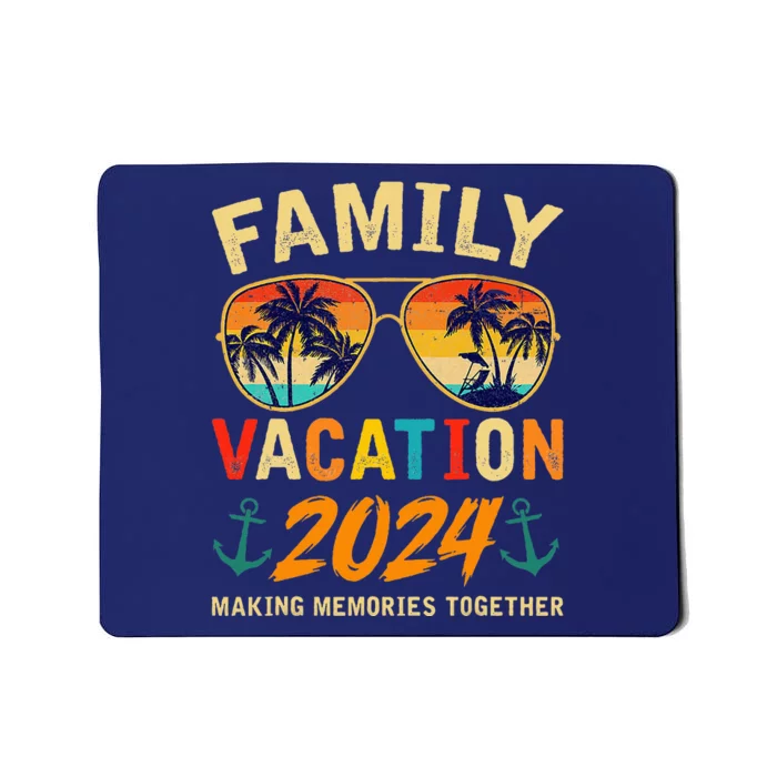 Family Vacation 2024 Beach Matching Summer Vacation 2024 Mousepad