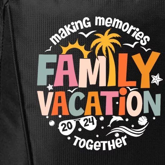 Family Vacation 2024 Beach Matching Family Summer Vacation City Backpack