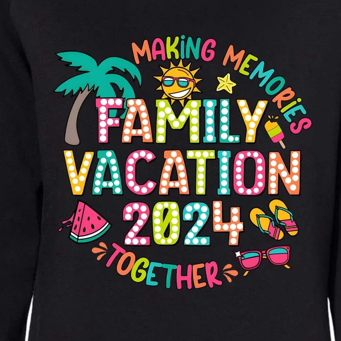 Family Vacation 2024 Summer Vibes Womens California Wash Sweatshirt