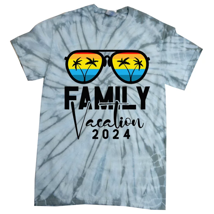 Family Vacation 2024 Beach Matching Summer Vacation Tie-Dye T-Shirt