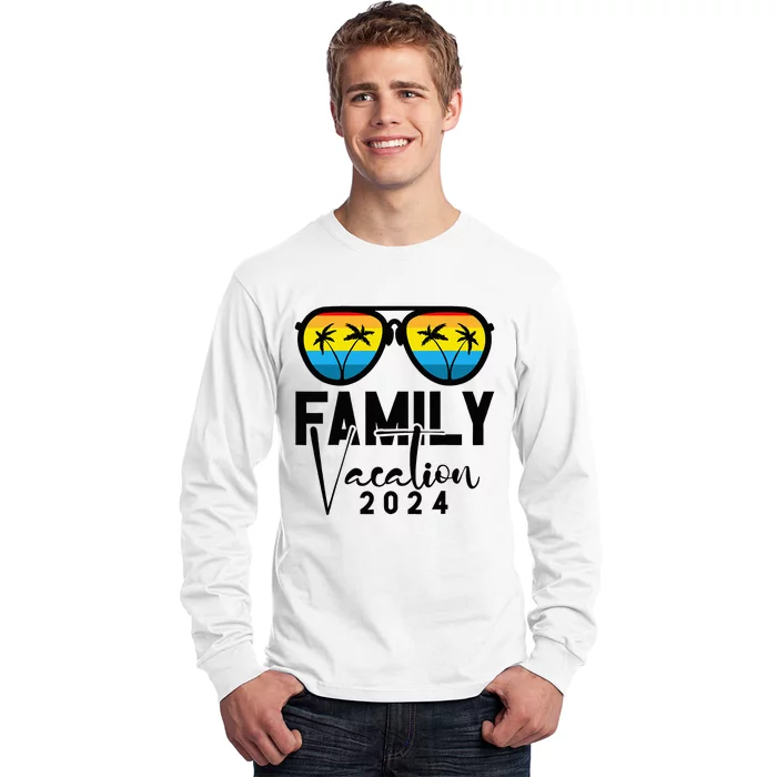 Family Vacation 2024 Beach Matching Summer Vacation Long Sleeve Shirt