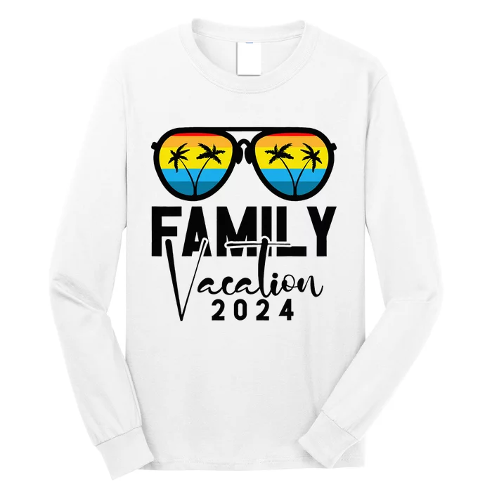 Family Vacation 2024 Beach Matching Summer Vacation Long Sleeve Shirt