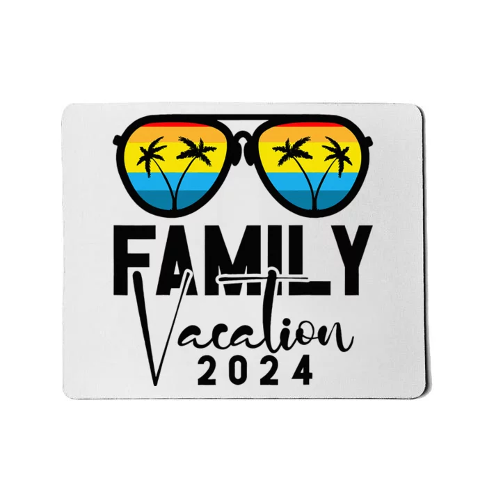 Family Vacation 2024 Beach Matching Summer Vacation Mousepad