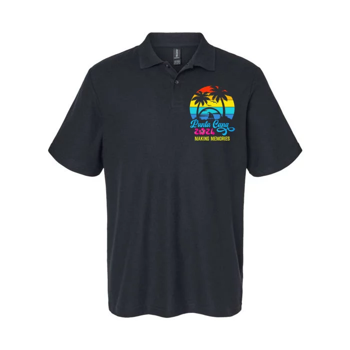 Family Vacation 2024 Dominican Republic Punta Cana Vacation Softstyle Adult Sport Polo