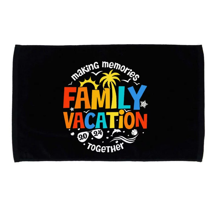 Family Vacation 2024 Making Memories Together Matching Group Microfiber Hand Towel