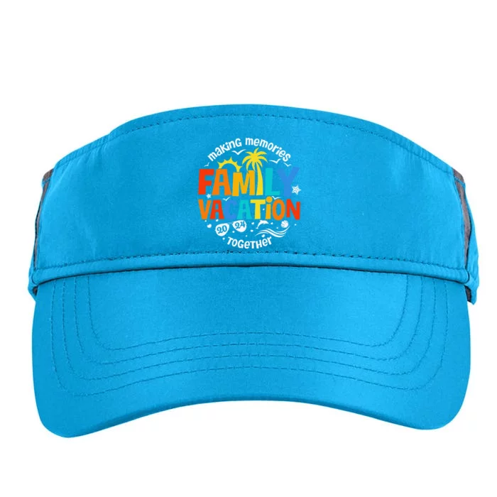 Family Vacation 2024 Making Memories Together Matching Group Adult Drive Performance Visor