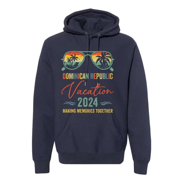 Family Vacation 2024 Summer Dominican Republic Matching Premium Hoodie