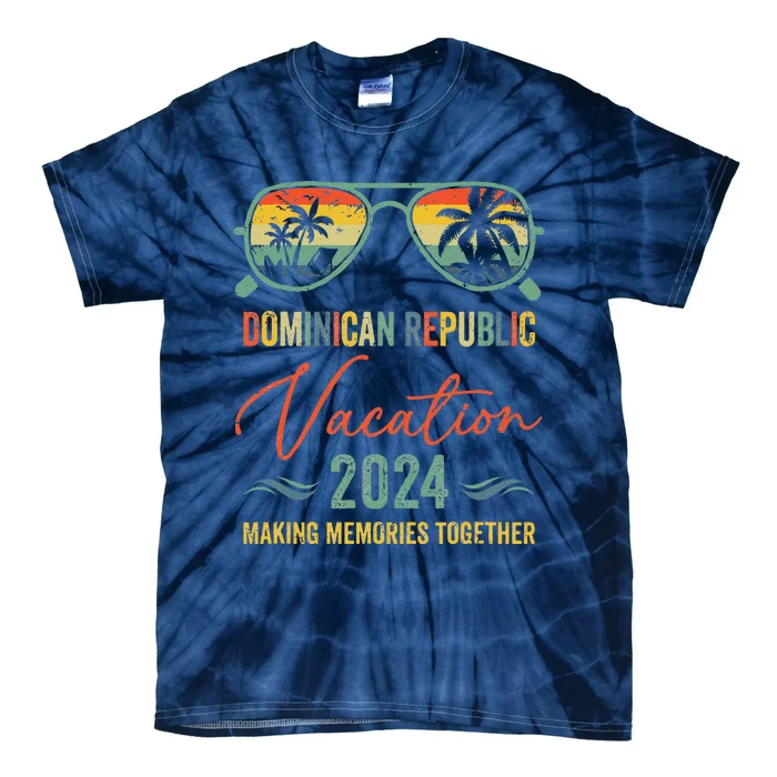 Family Vacation 2024 Summer Dominican Republic Matching Tie-Dye T-Shirt