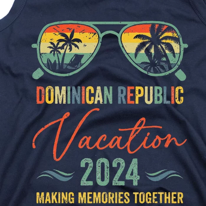 Family Vacation 2024 Summer Dominican Republic Matching Tank Top