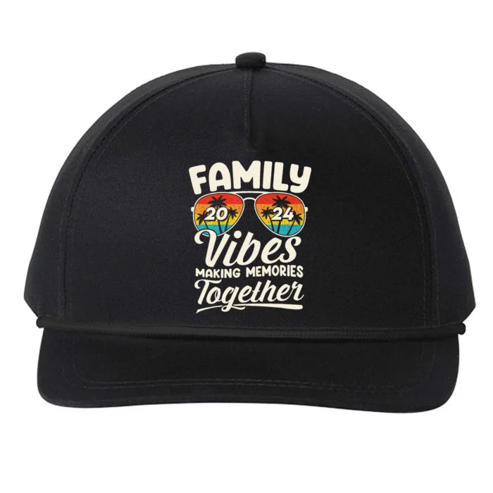 Family Vibes 2024 Family Reunion Making Memories 2024 Snapback Five-Panel Rope Hat