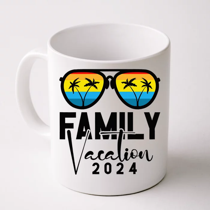 Family Vacation 2024 Beach Matching Summer Vacation 2024 Front & Back Coffee Mug