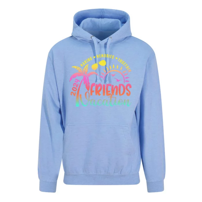 Friends Vacation 2024 Making Memories Together Trip Unisex Surf Hoodie