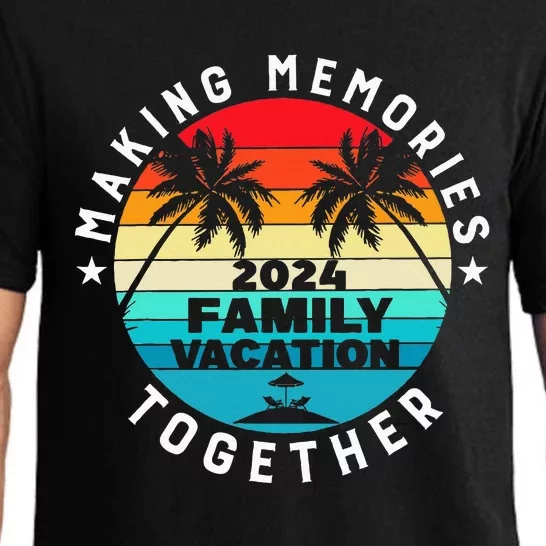 Family Vacation 2024 Beach Trip Matching Group Pajama Set