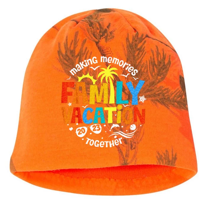 Family Vacation 23 Funny Trip Making Memories Together Kati - Camo Knit Beanie