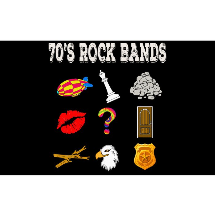 Funny Vintage 70S Rock Band Bumper Sticker