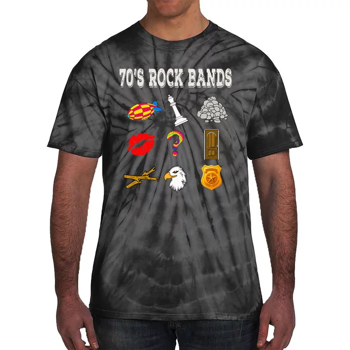 Funny Vintage 70S Rock Band Tie-Dye T-Shirt