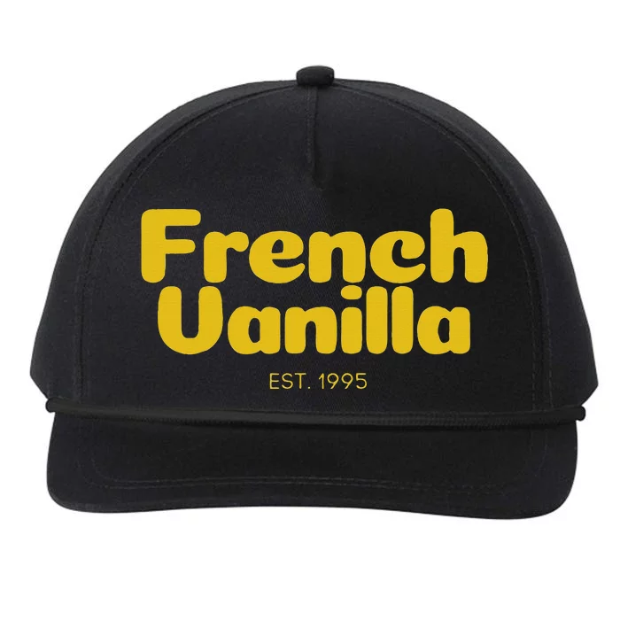 French Vanilla 90S Rap Snapback Five-Panel Rope Hat