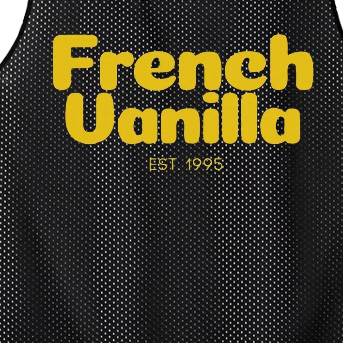 French Vanilla 90S Rap Mesh Reversible Basketball Jersey Tank