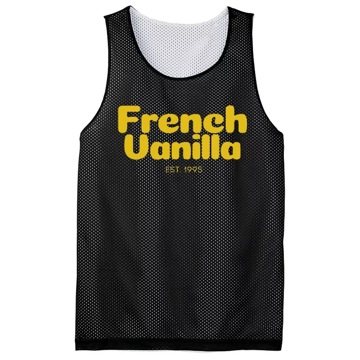 French Vanilla 90S Rap Mesh Reversible Basketball Jersey Tank