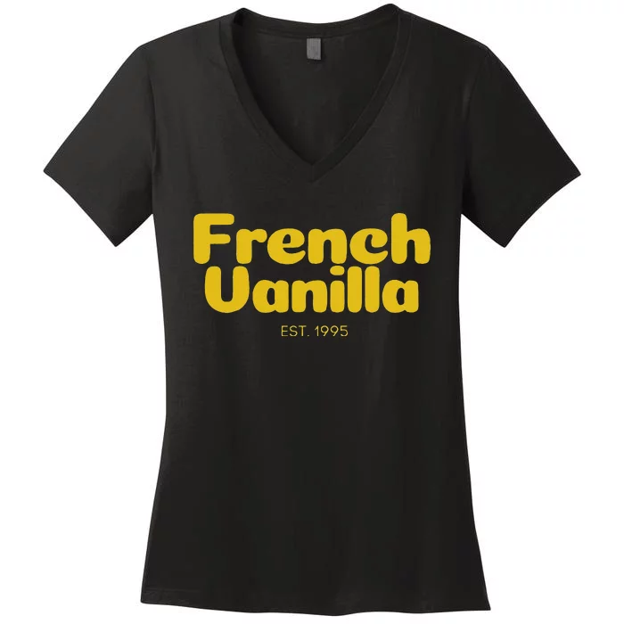 French Vanilla 90S Rap Women's V-Neck T-Shirt