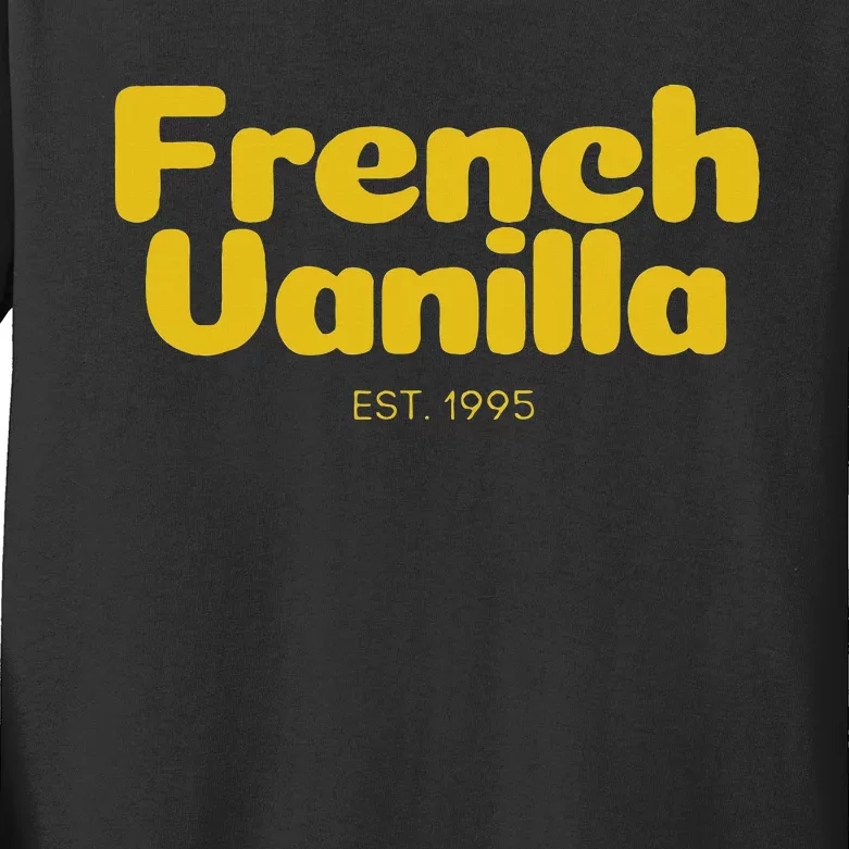 French Vanilla 90S Rap Kids Long Sleeve Shirt