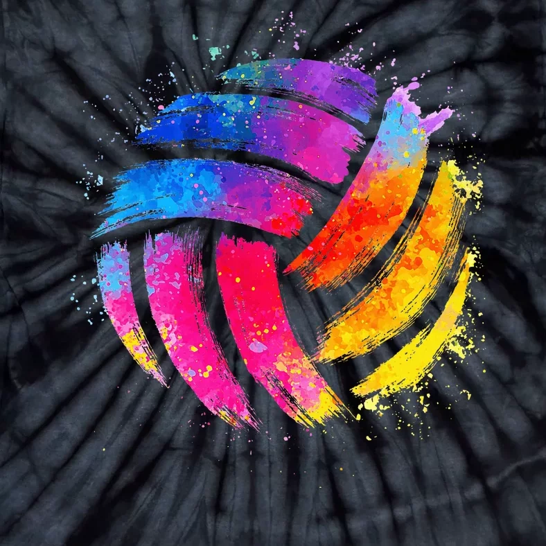 Funny Volleyball Art For Volleyball Lover Tshirtmin Tie-Dye T-Shirt