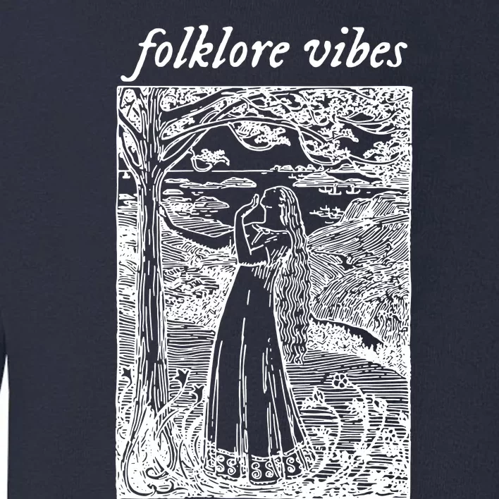 Folklore Vibes Aesthetic Toddler Sweatshirt