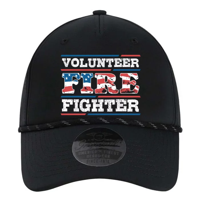 Firefighter Volunteer American Flag Fire Departt Fire Funny Gift Performance The Dyno Cap