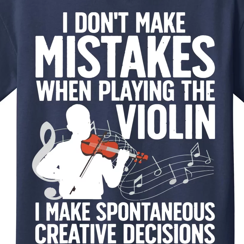 Funny Violin Art For Men Women Violinist Violin Player Kids T-Shirt