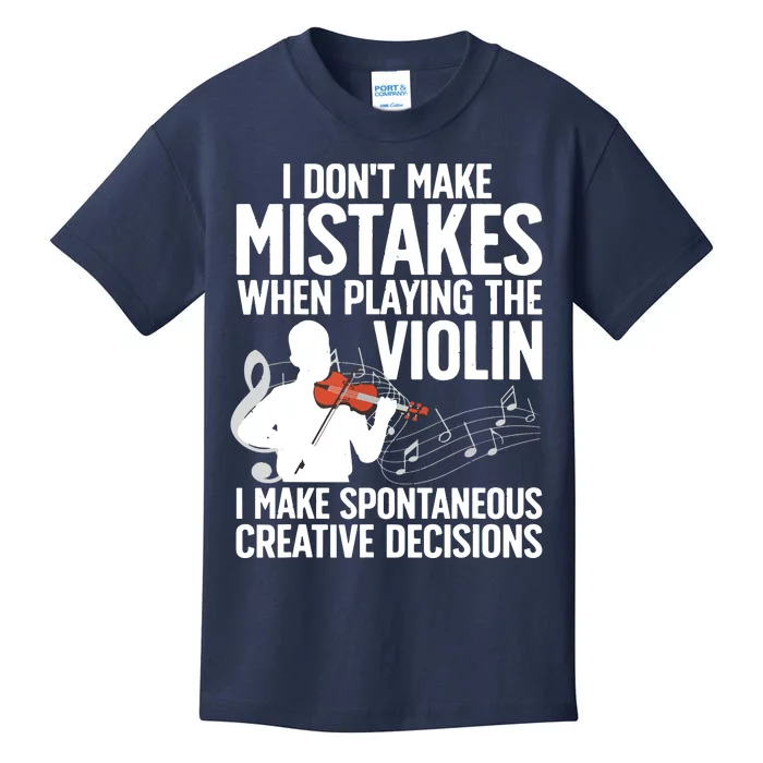 Funny Violin Art For Men Women Violinist Violin Player Kids T-Shirt