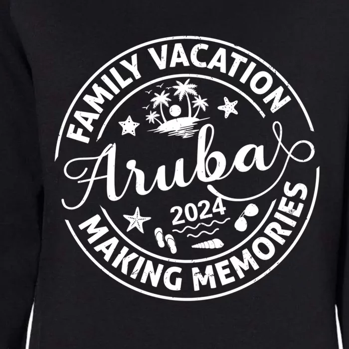 Family Vacation Aruba Summer Vacay Beach Family Trip 2024 Gift Womens California Wash Sweatshirt