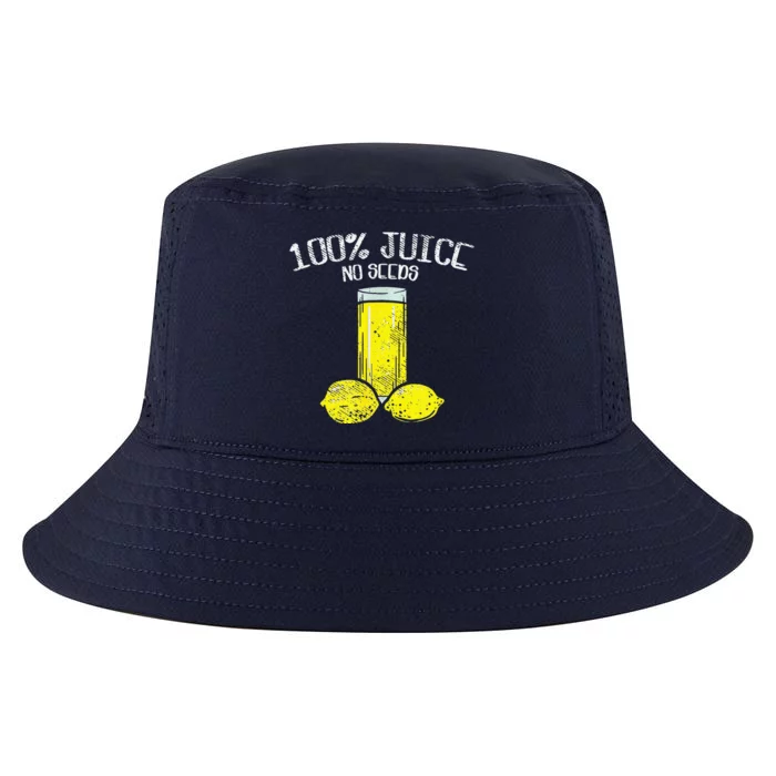 Funny Vasectomy All Juice No Seed Cool Comfort Performance Bucket Hat