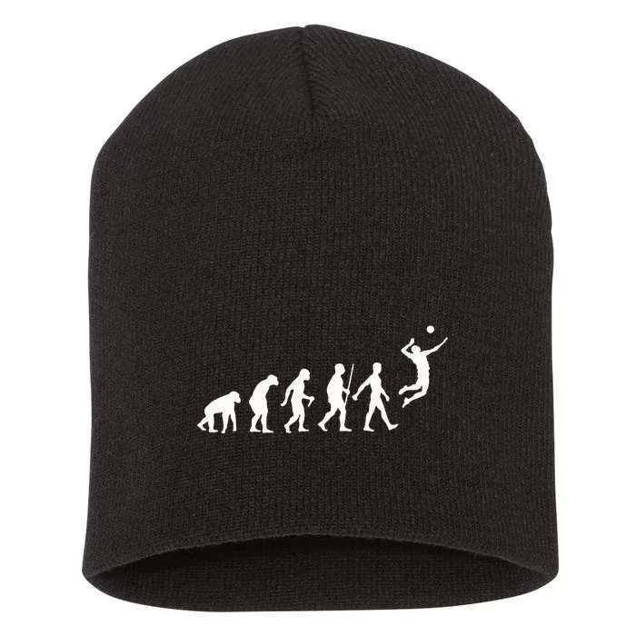 Funny Volleyball Art For Ball Sports Short Acrylic Beanie